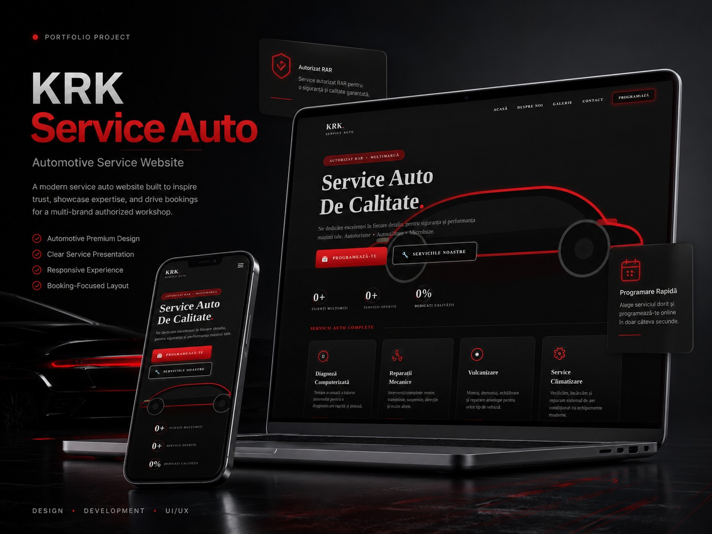 KRK Service — Landing Page