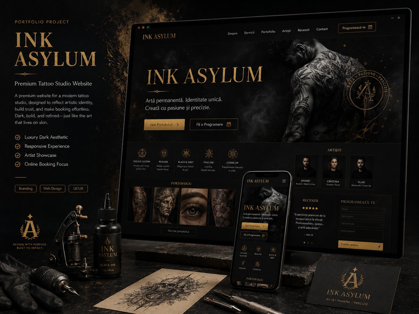 Ink Asylum — Tattoo Studio